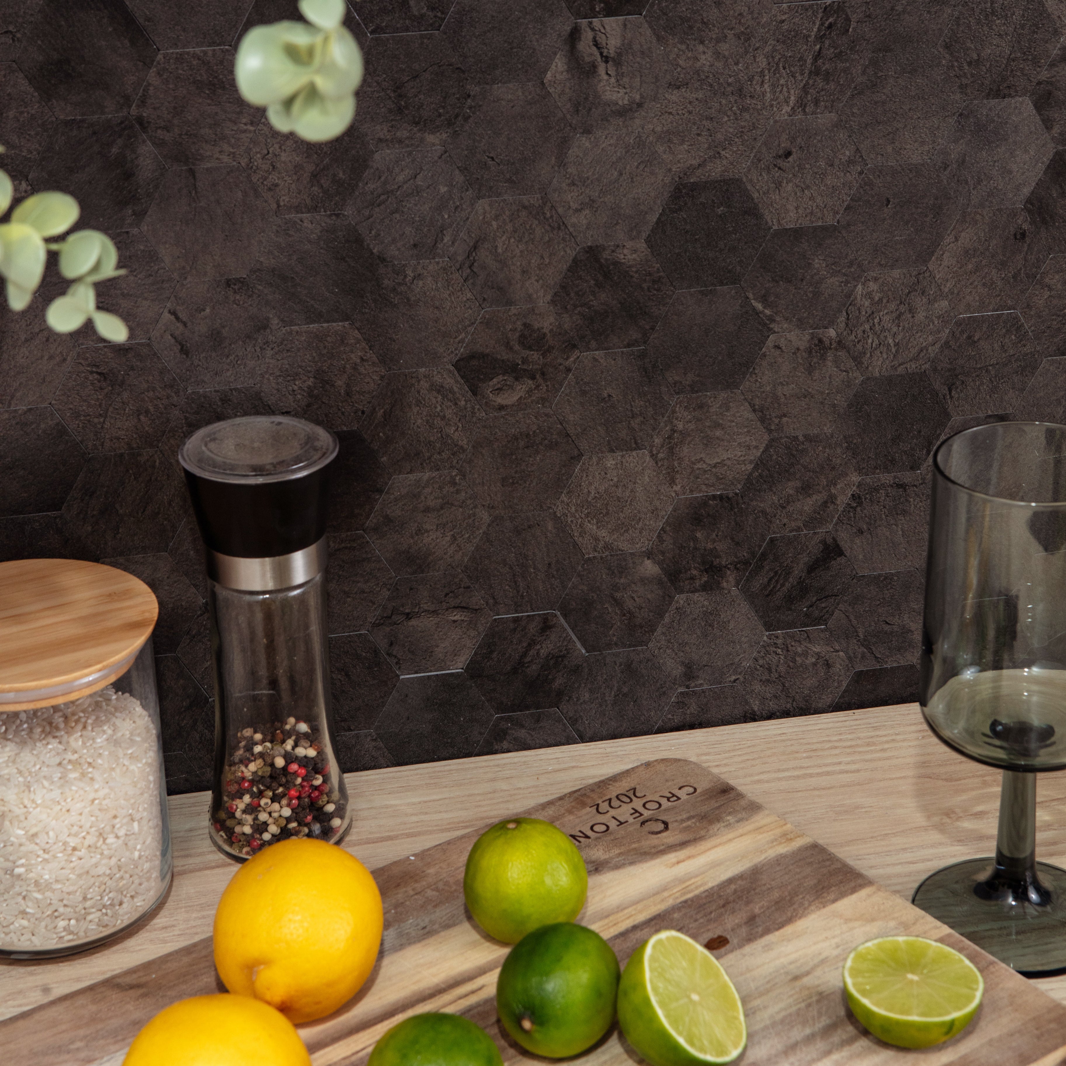 Stick&Done Pro Falburkolat Berlin Black - 10db - 29x29cm