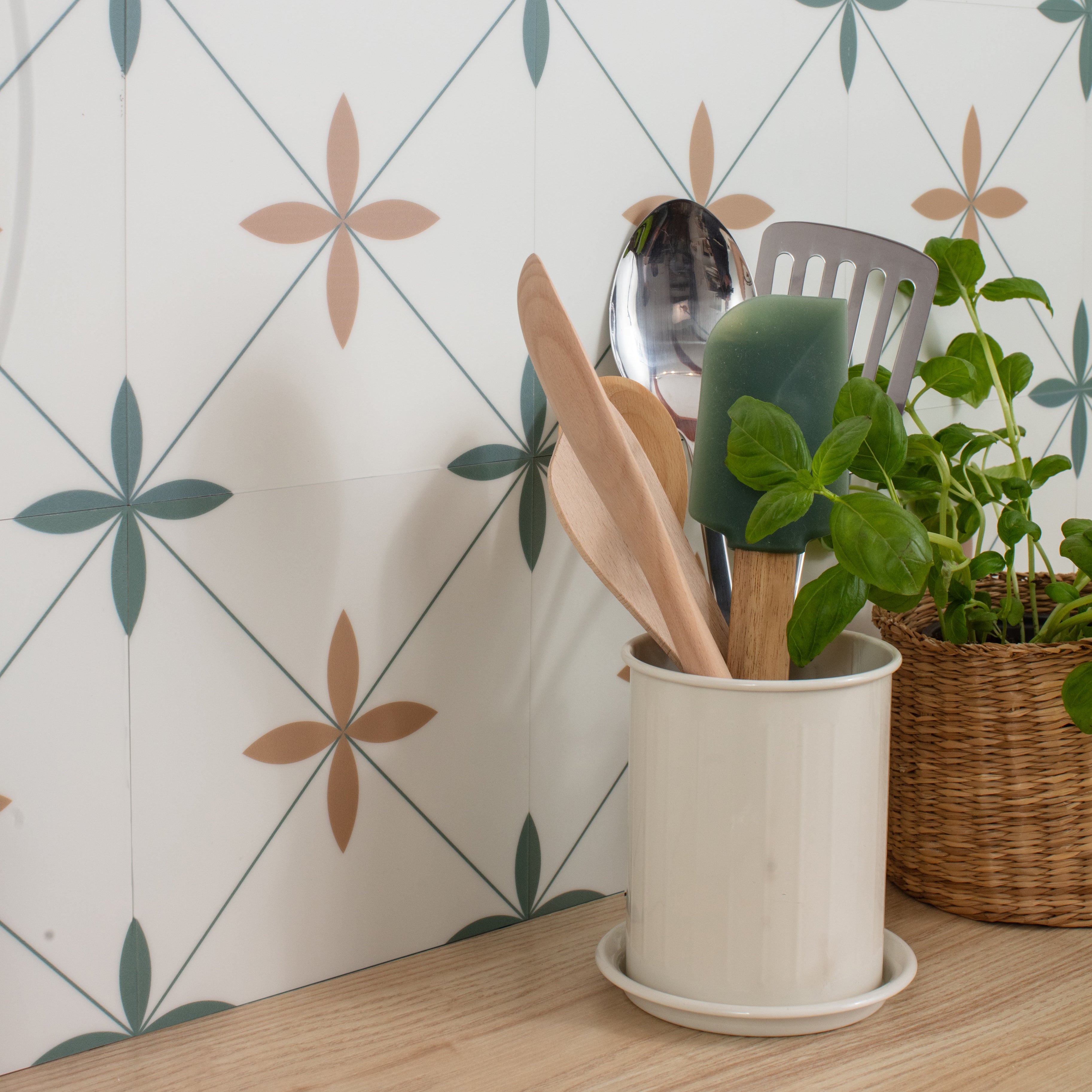 Stick&Done Pro Falburkolat Porto Flower - 10db - 20x20cm