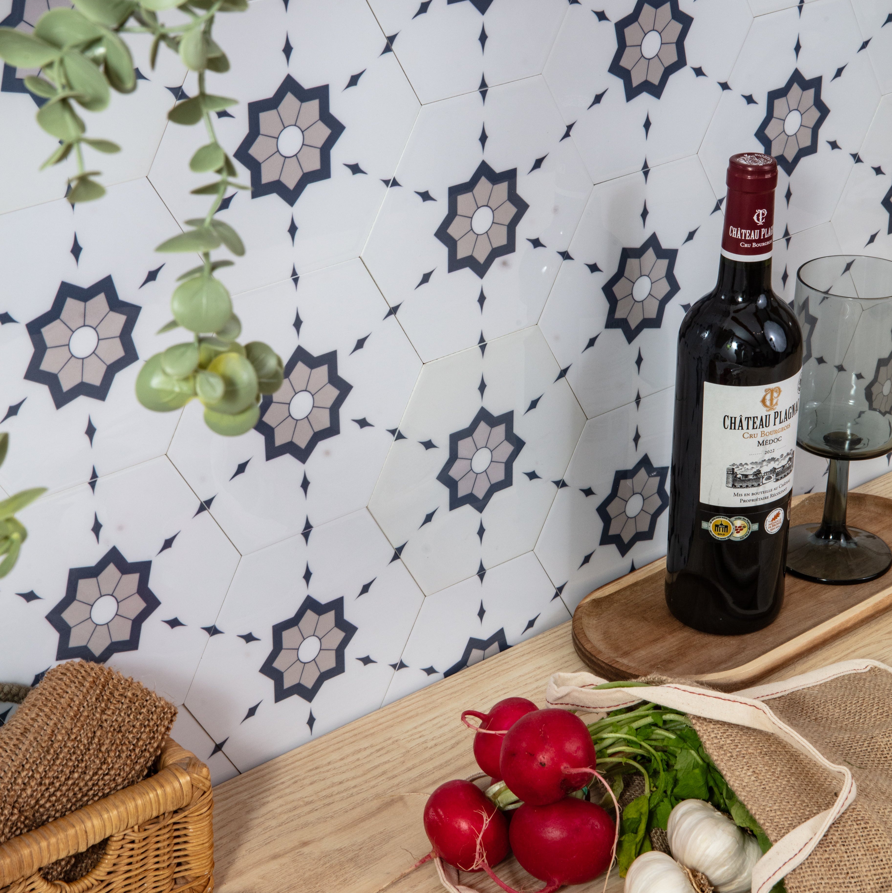 Stick&Done Pro Falburkolat Firenze Flower - 20db - 17x15cm