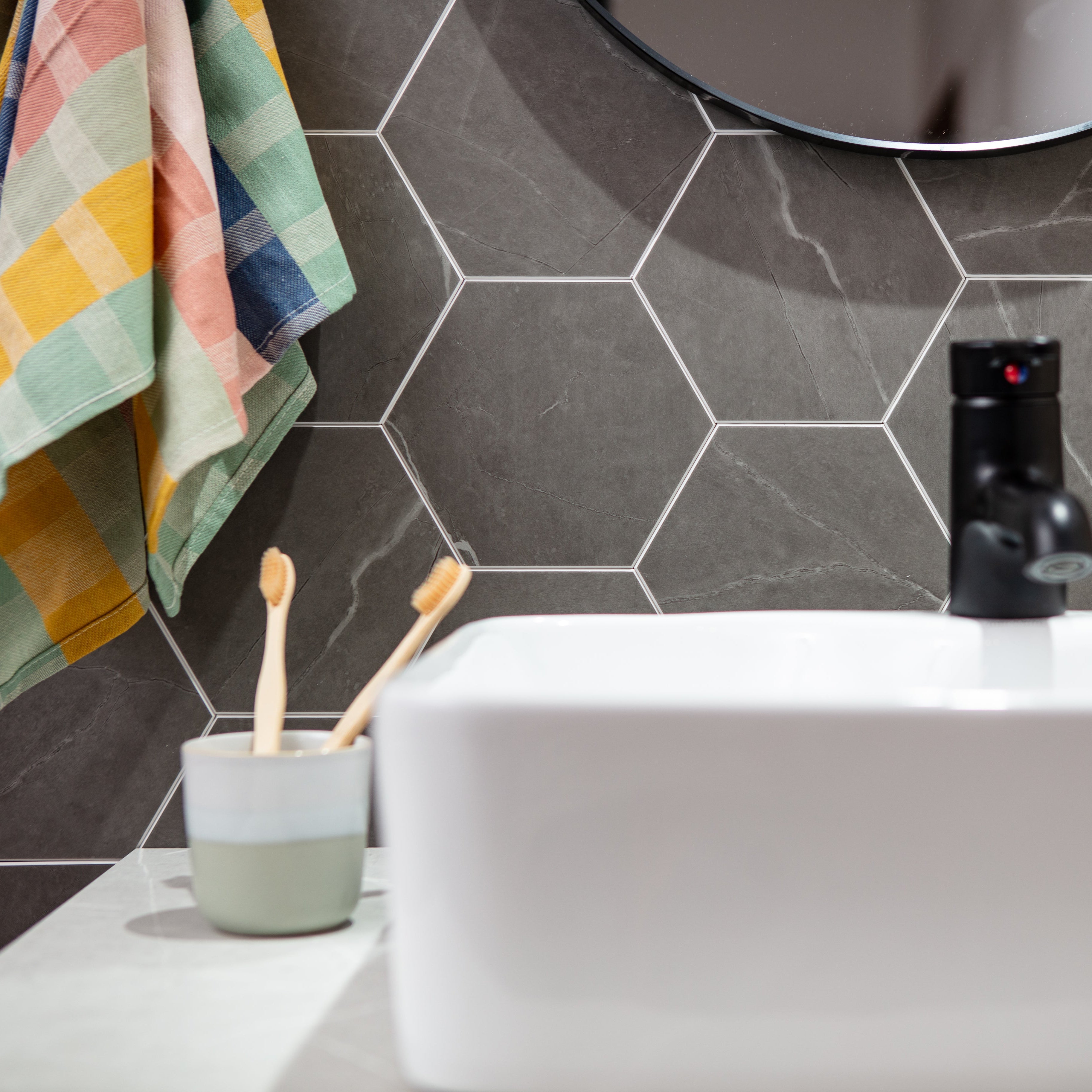 Stick&Done Pro Falburkolat Palermo Gray - 20db - 17x15cm