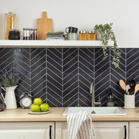 Stick&Done Falburkolat London Black - 10db - 32x25cm