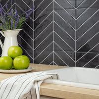 Stick&Done Falburkolat London Black - 10db - 32x25cm