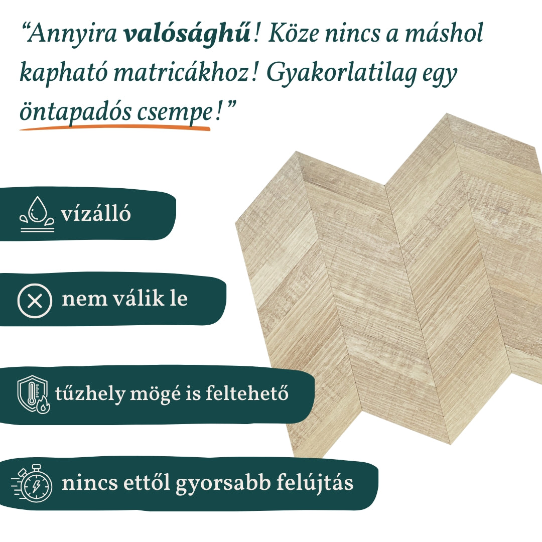 Stick&Done Pro Falburkolat Budapest Brown - 10db - 29x25cm