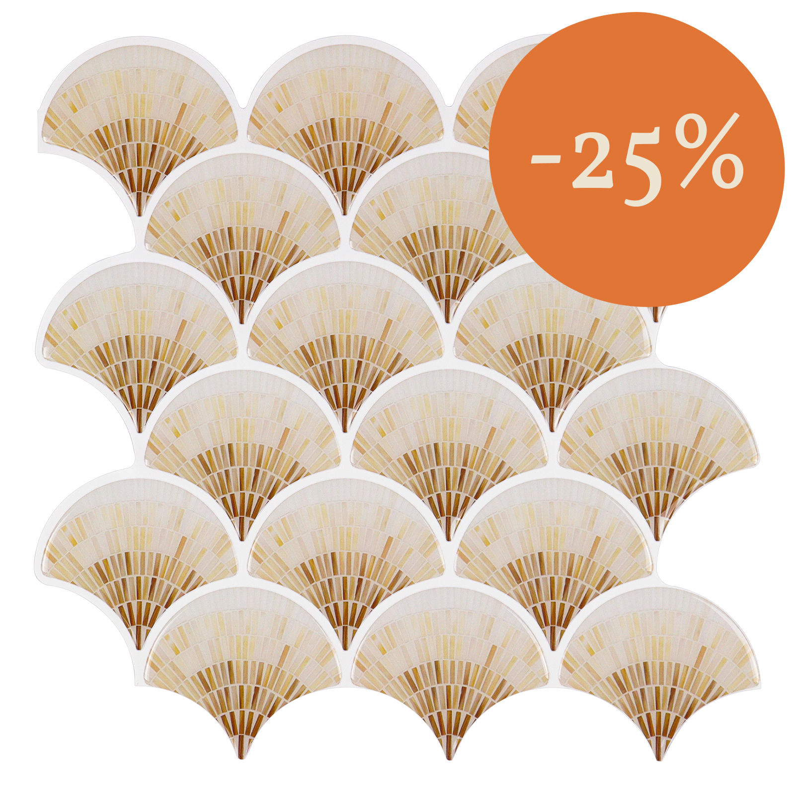 Stick&Done Falburkolat Cairo Beige - 10db - 30x30cm
