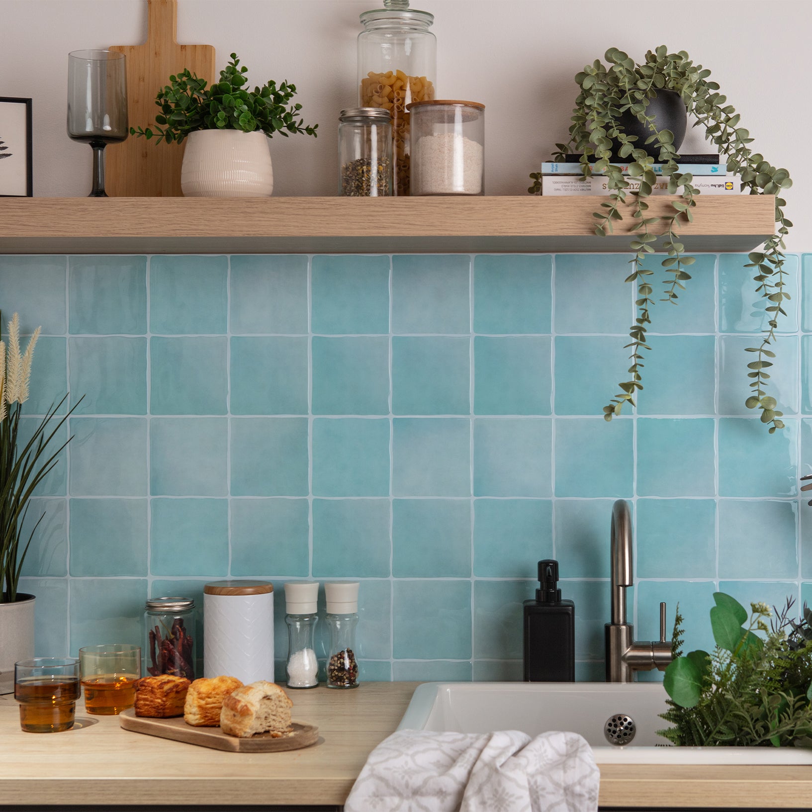 Stick&Done Falburkolat Madrid Blue - 10db - 23x23cm