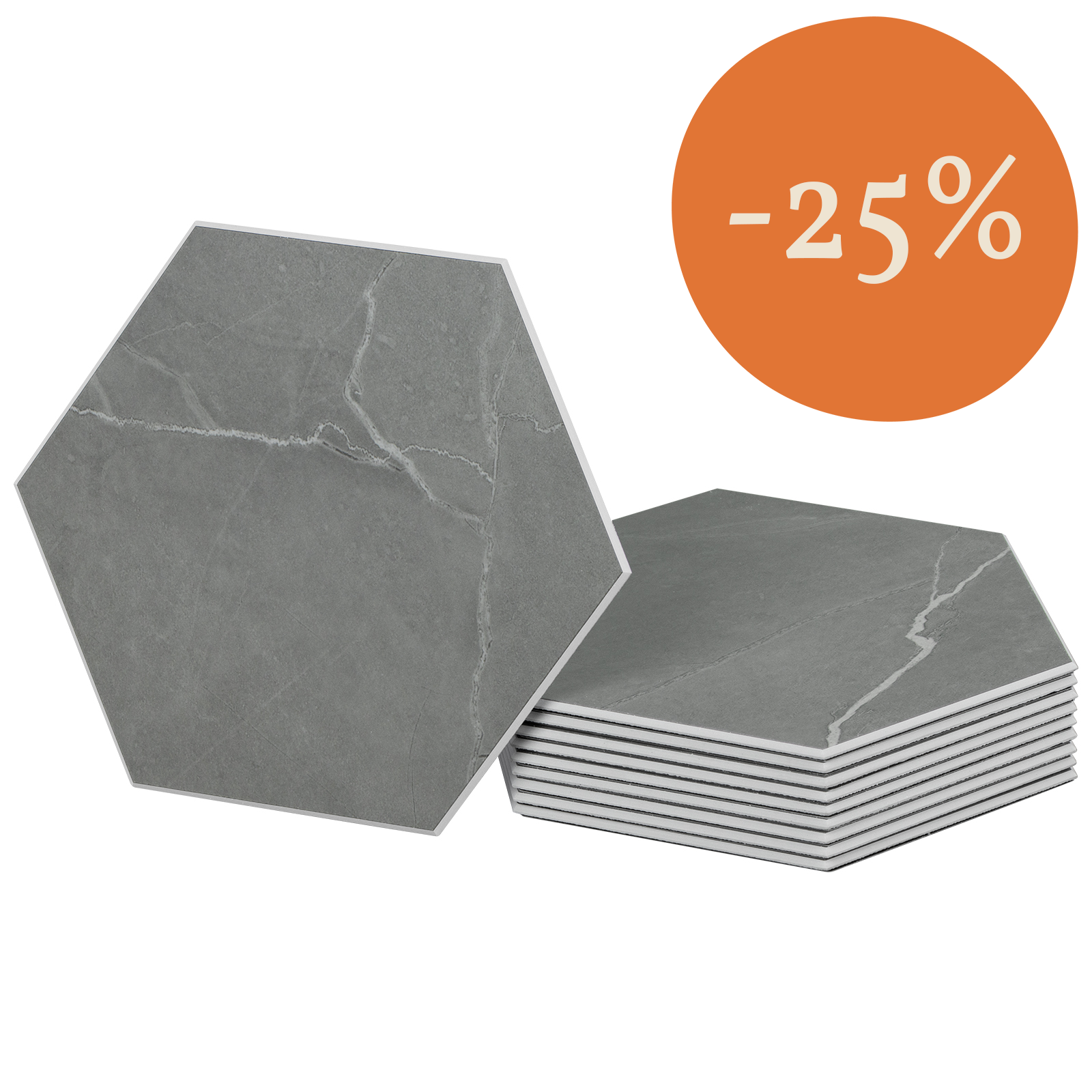 Stick&Done Pro Falburkolat Palermo Gray - 20db - 17x15cm