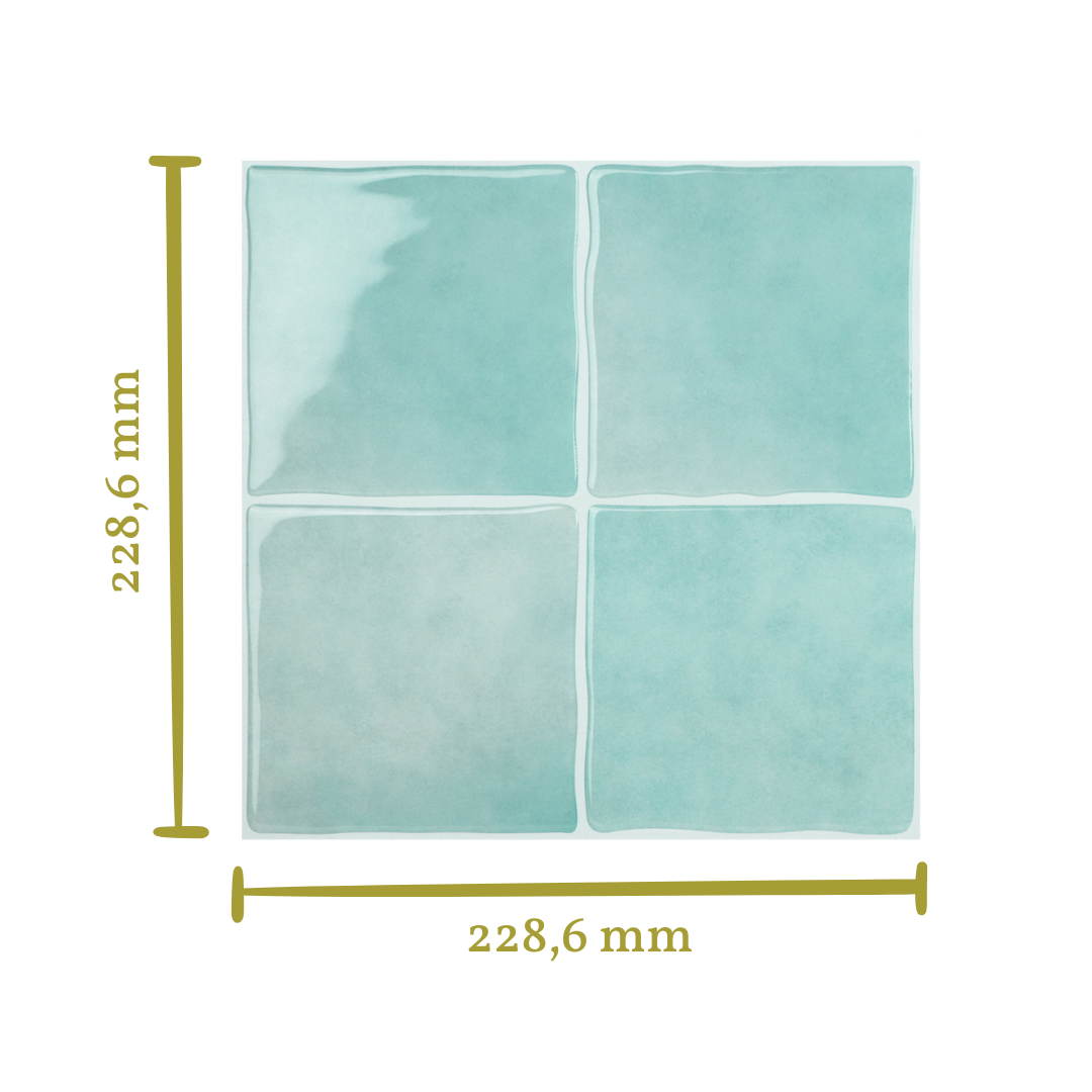 Stick&Done Falburkolat Madrid Blue - 10db - 23x23cm