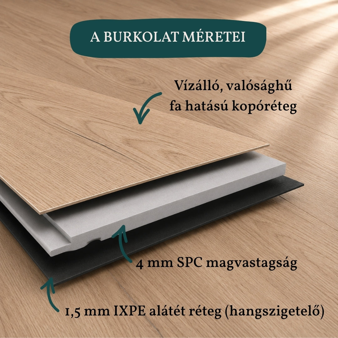 Click&Done SPC Natúr Tölgy - MINTA