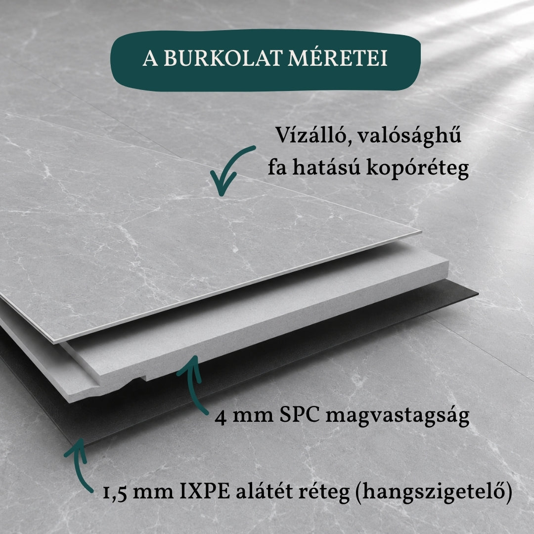 Click&Done SPC Szürke Márvány - MINTA